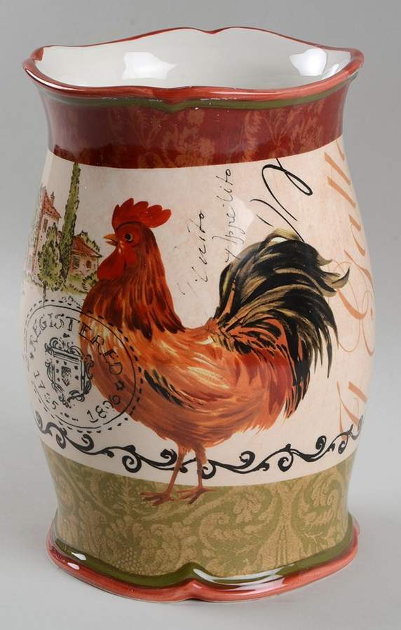 Tuscan Rooster Wine Cooler by Certified International-1