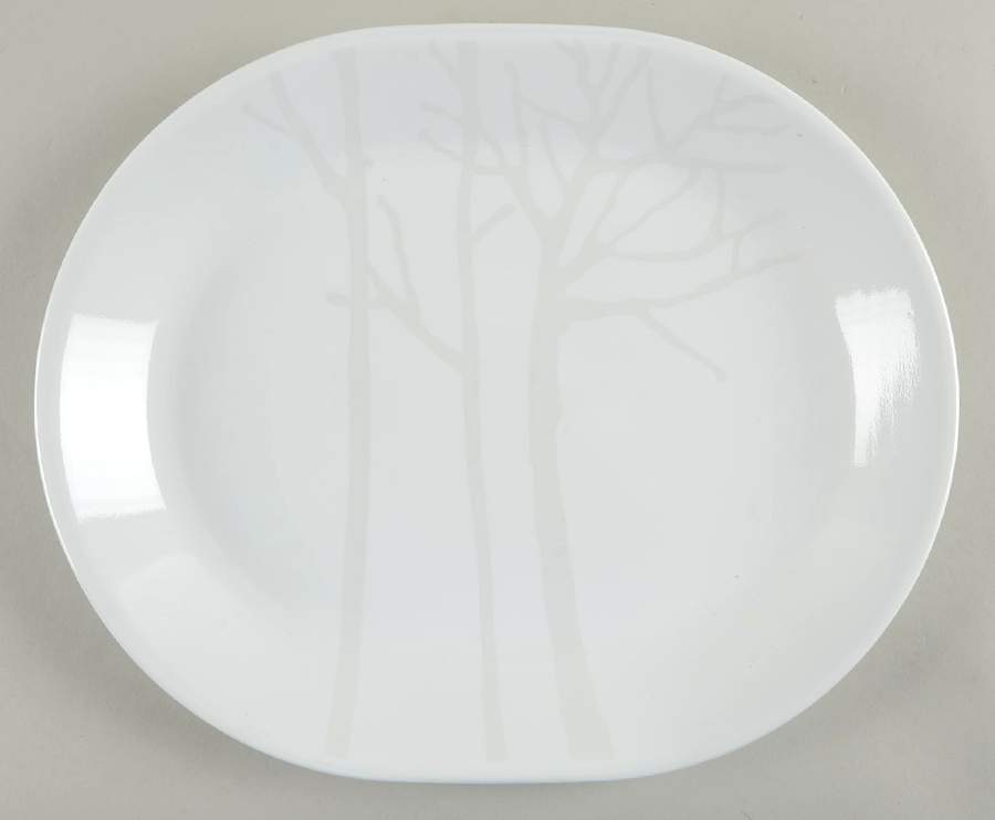 Frost (Corelle) 12" Oval Serving Platter by Corning Corelle-1