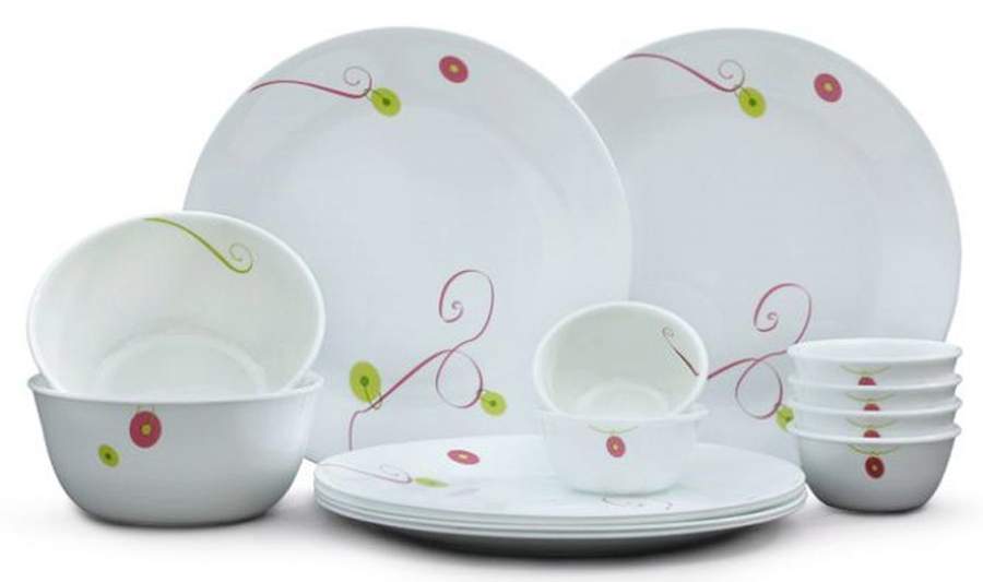 Royal Sequins (Corelle) Dinner Plate by Corning Corelle-1
