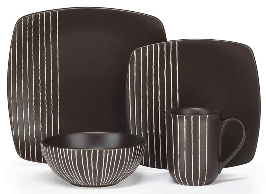 Arette Square Dinner Plate by Cuisinart Dinnerware-1