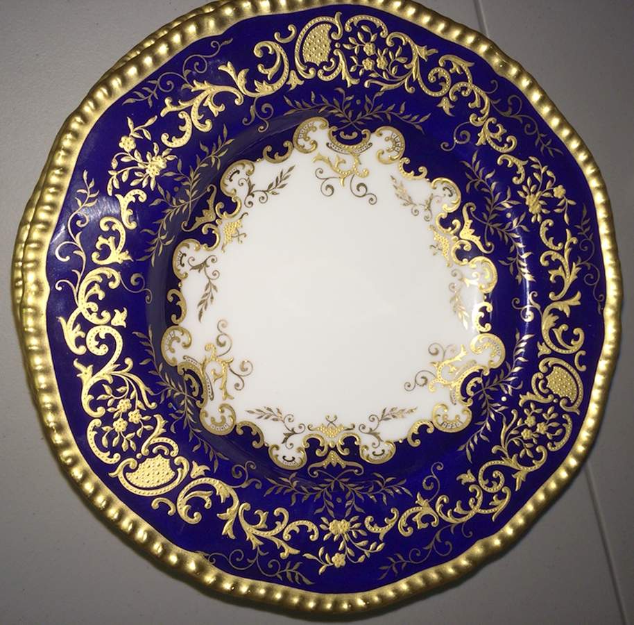 Z1971 Cobalt Dinner Plate by Coalport-1