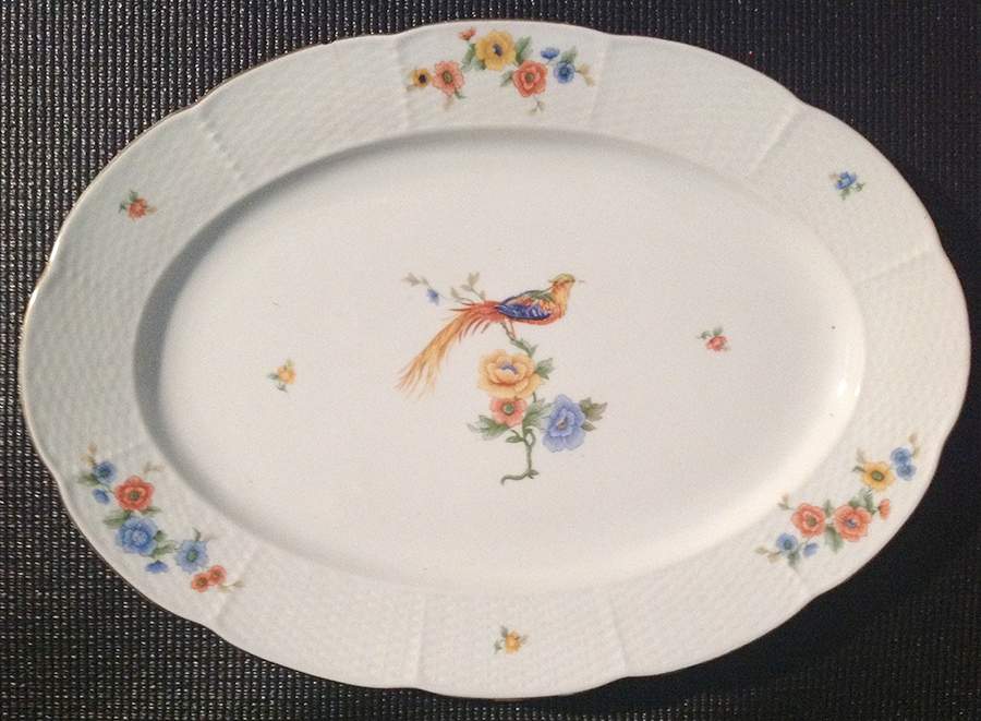 8728 14" Oval Serving Platter by Czechia-Czechoslovakia-1