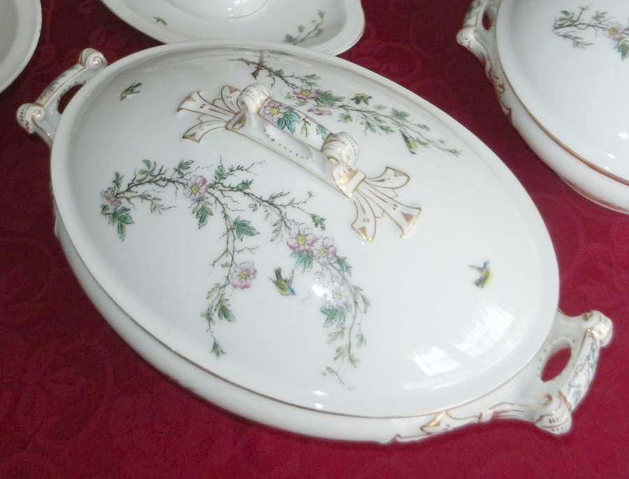 CHF1834 Oval Covered Vegetable by Charles Field Haviland-1
