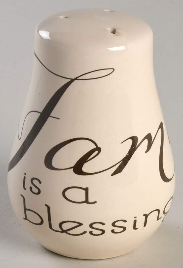 Circles of Love Salt Shaker by Canterbury Potteries-1