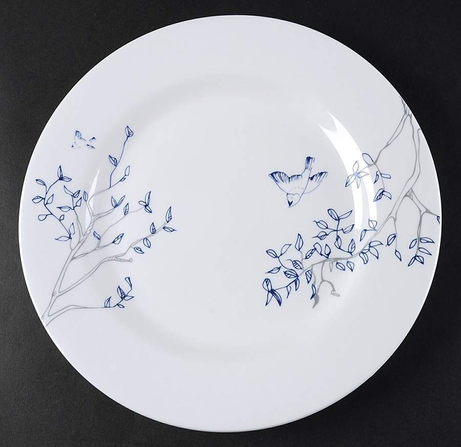 Hirondelle Dinner Plate by Ciroa-1