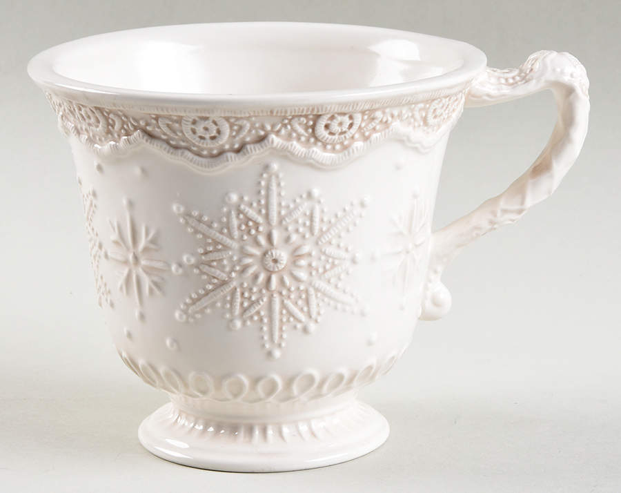Seasonal Elegance Snowflake Mug by Cracker Barrel-1