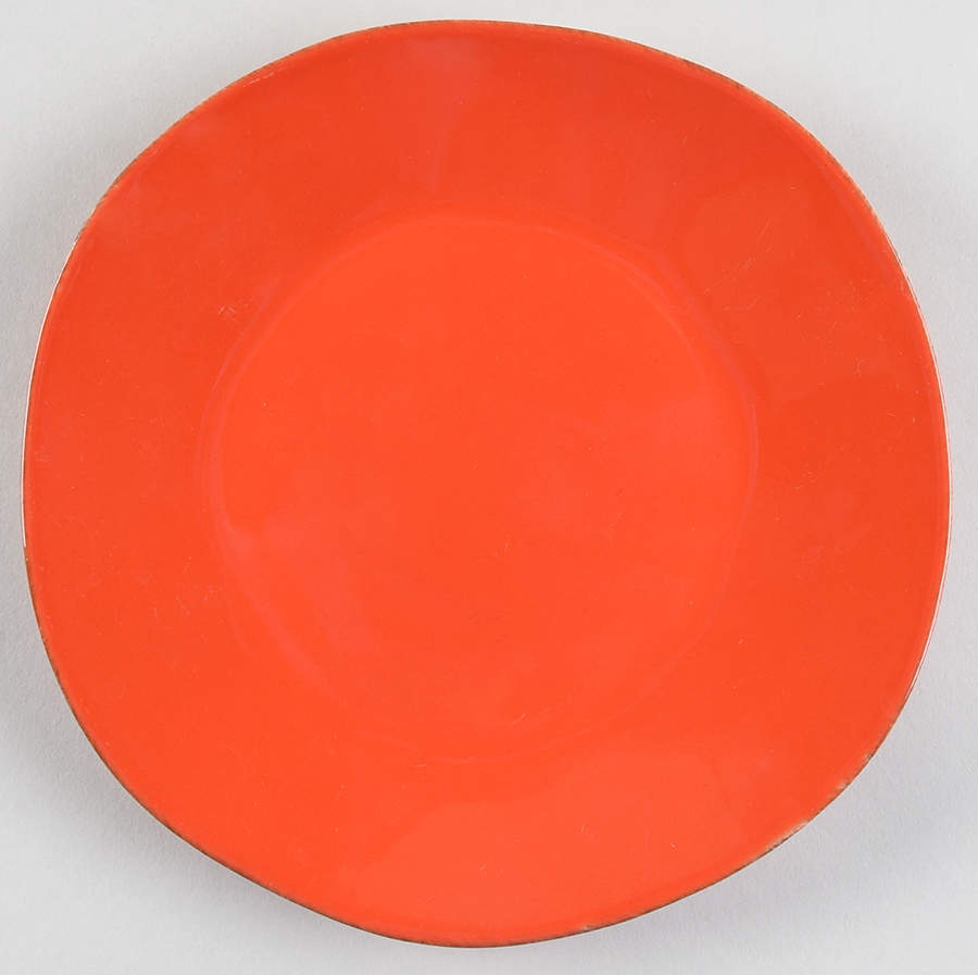 Marin Orange Salad Plate by Crate & Barrel-1