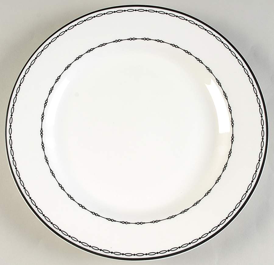 Catena Black Dinner Plate by Ciroa-1