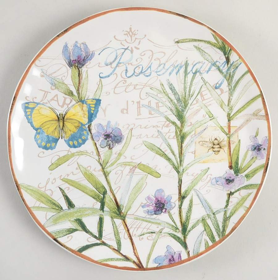 Herb Garden Dessert/Pie Plate by Certified International-1