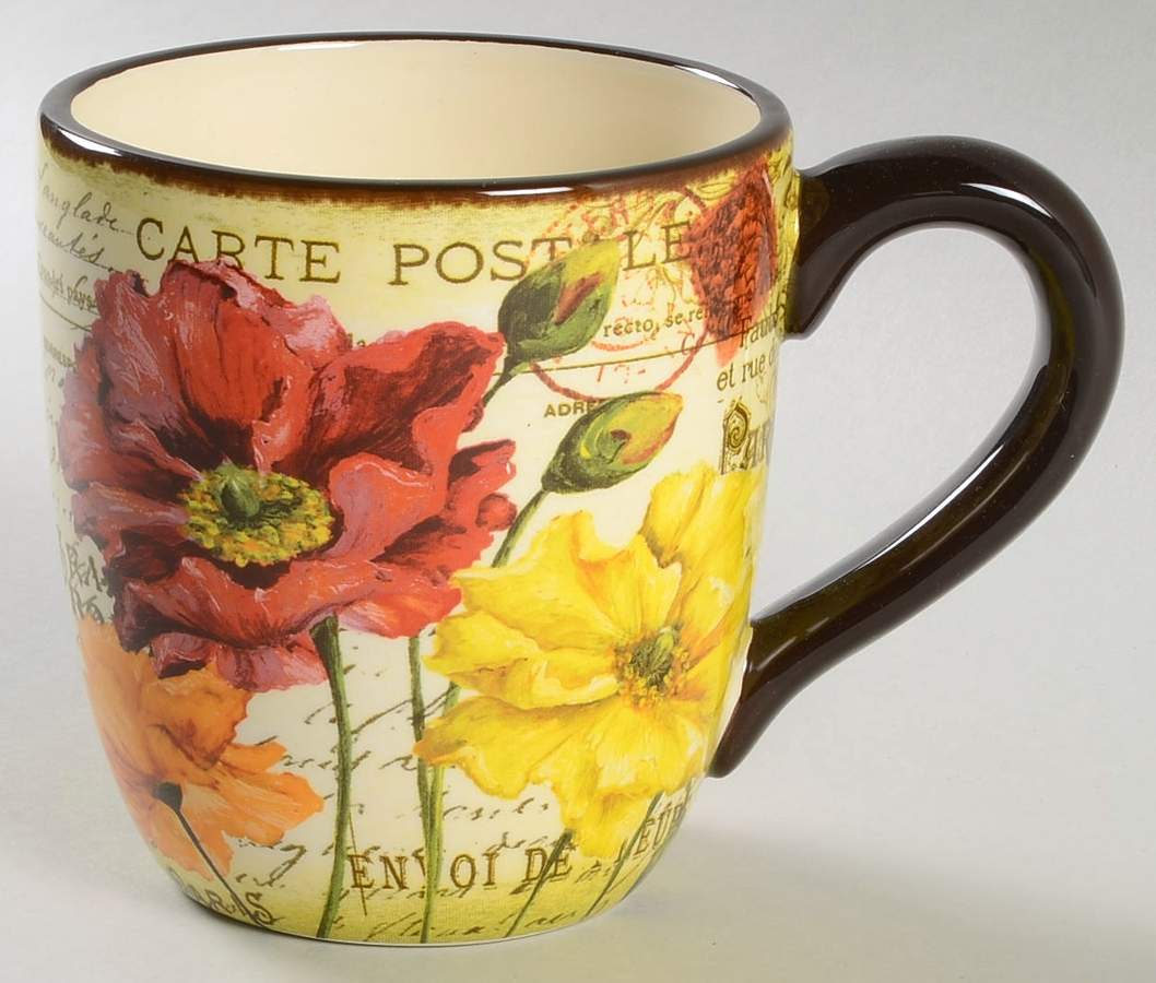 Le Fleur Poppies Mug by Certified International-1