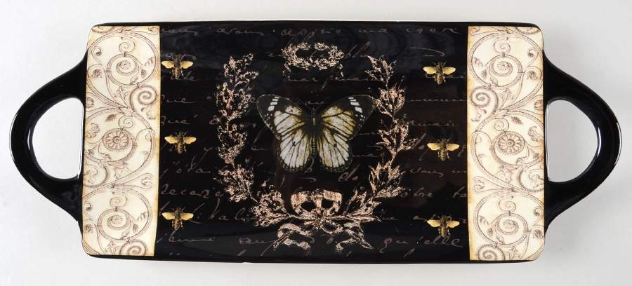 French Sunflowers 16" Rectangular Serving Platter by Certified International-1