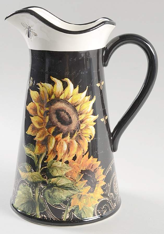 French Sunflowers 88 Oz Pitcher by Certified International-1