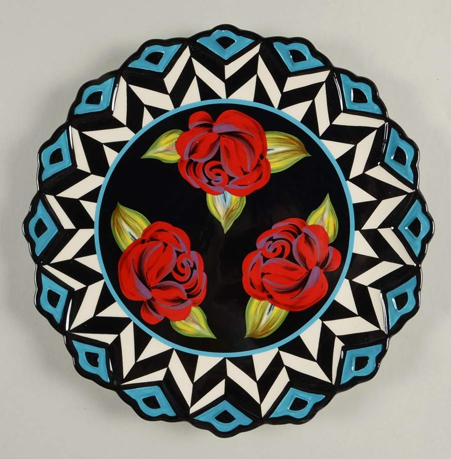 Classic Rose Dinner Plate by Certified International-1