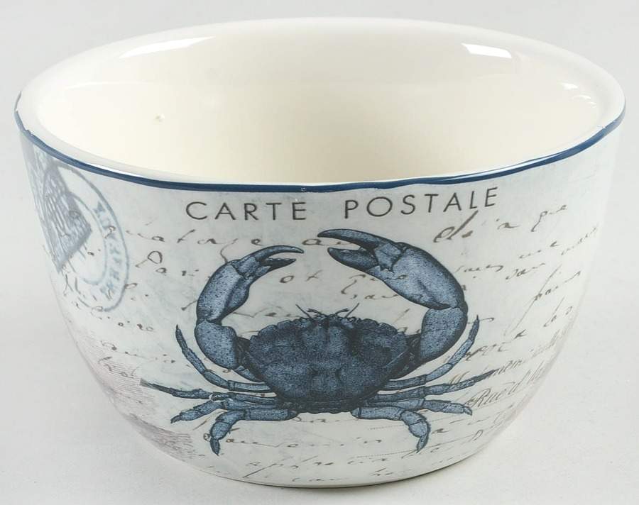 Coastal Postcards Individual Ice Cream Dish by Certified International-1