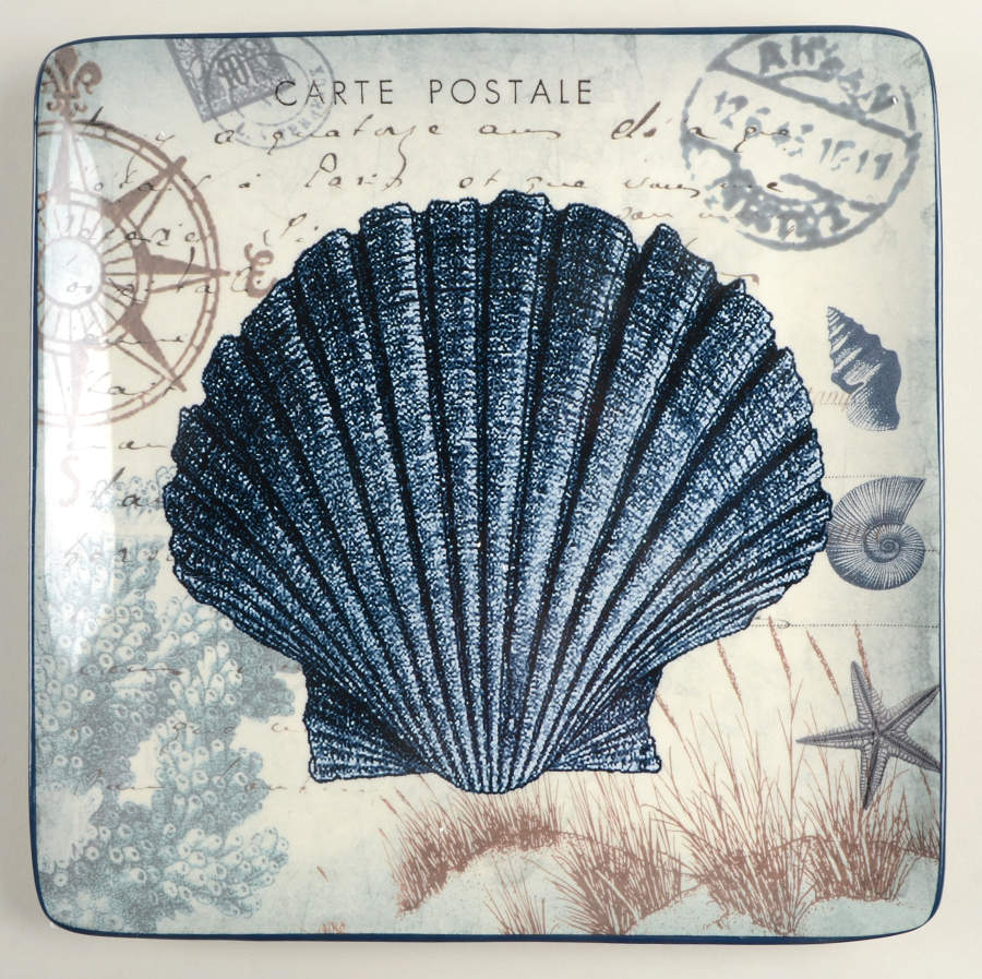 Coastal Postcards Dinner Plate by Certified International-1