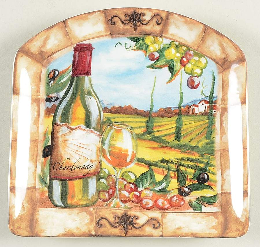 Tuscan View Canape Plate by Certified International-1
