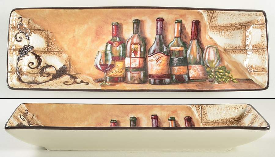 Tuscan View Bread Tray by Certified International-1
