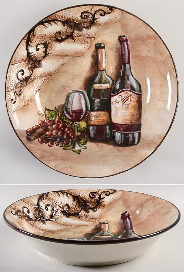 Tuscan View 13" Pasta Serving Bowl by Certified International-1
