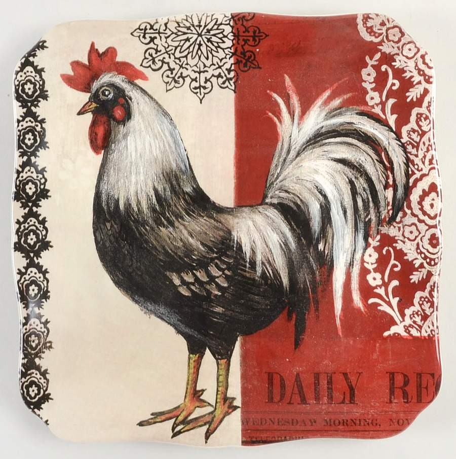 Fancy Rooster Dinner Plate by Certified International-1