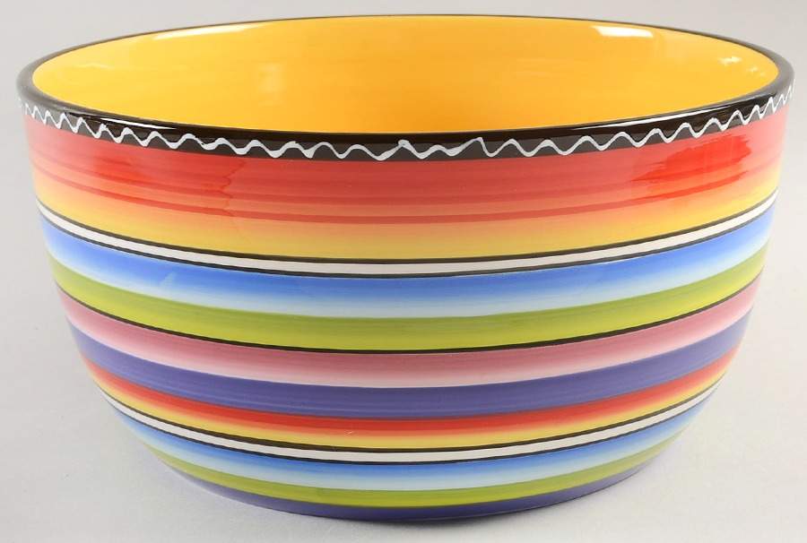 Tequila Sunrise 10" Round Deep Bowl by Certified International-1