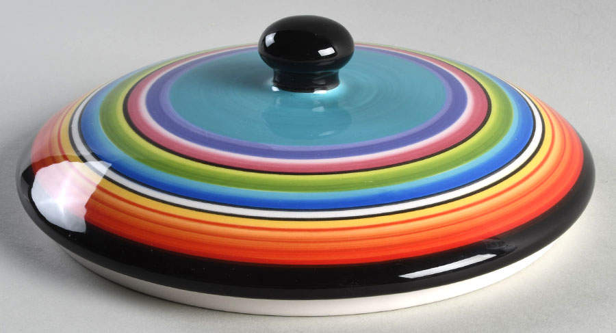 Tequila Sunrise Lid for Bean Pot by Certified International-1