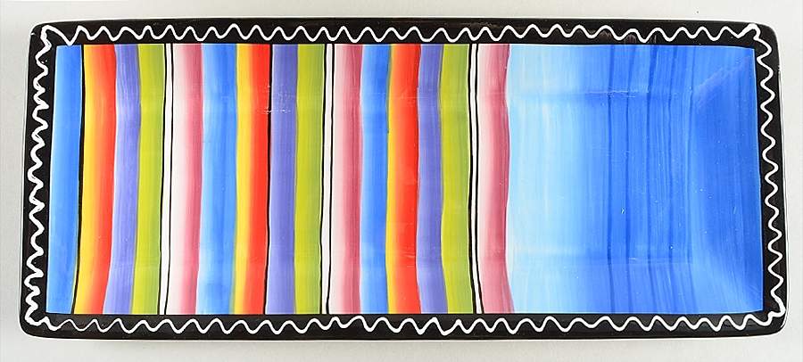 Tequila Sunrise 15" Rectangular Serving Platter by Certified International-1