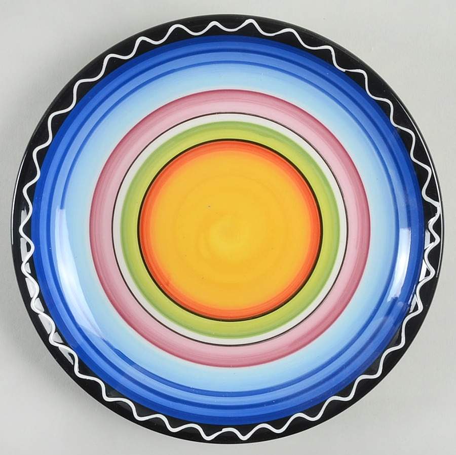 Tequila Sunrise Canape Plate by Certified International-1