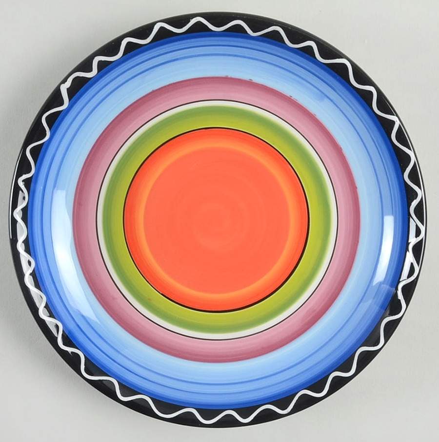 Tequila Sunrise Canape Plate by Certified International-1