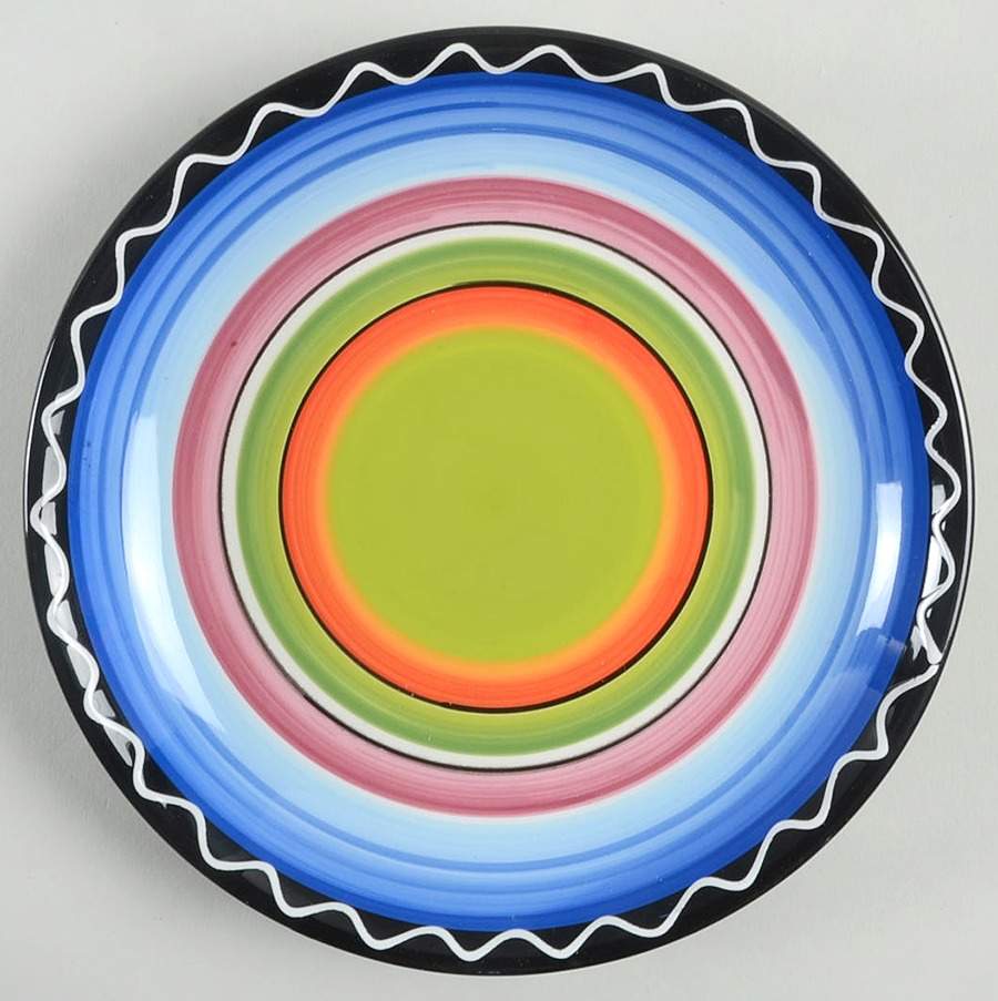 Tequila Sunrise Canape Plate by Certified International-1
