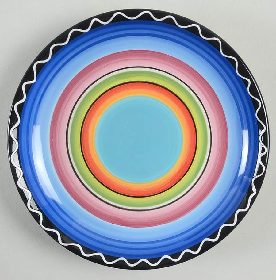 Tequila Sunrise Canape Plate by Certified International-1
