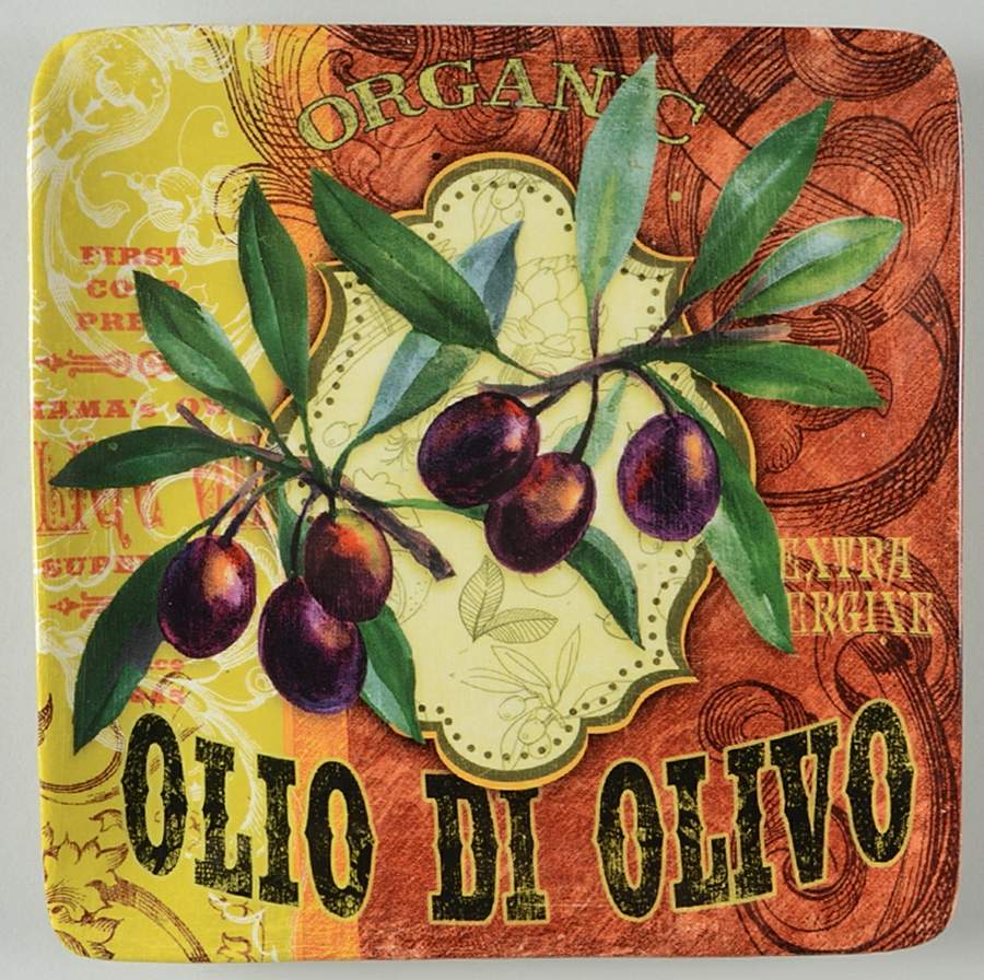 Olio Di Oliva Dessert/Pie Plate by Certified International-1