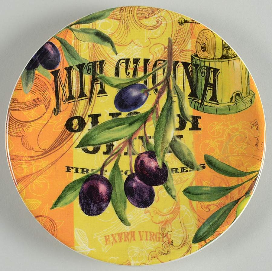 Olio Di Oliva Canape Plate by Certified International-1