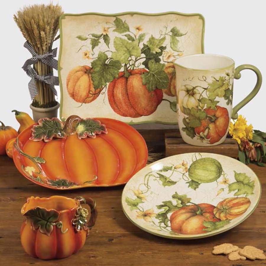 Harvest Garden 16" Rectangular Serving Platter by Certified International-1