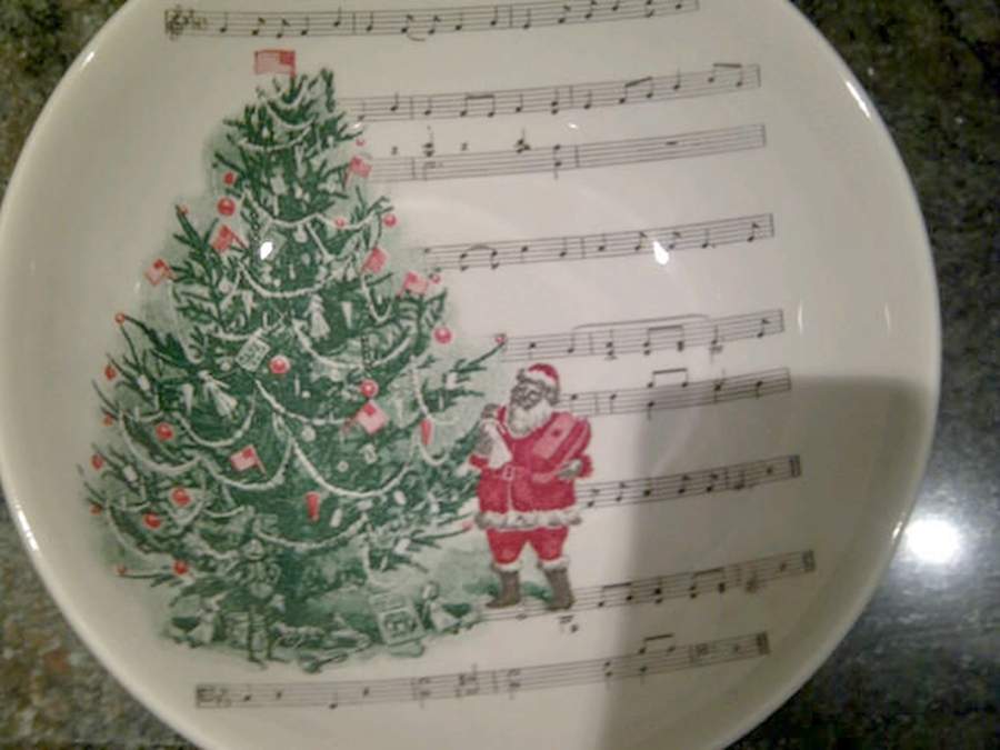 Christmas Tree Dinner Plate by Carly Dodsley-1