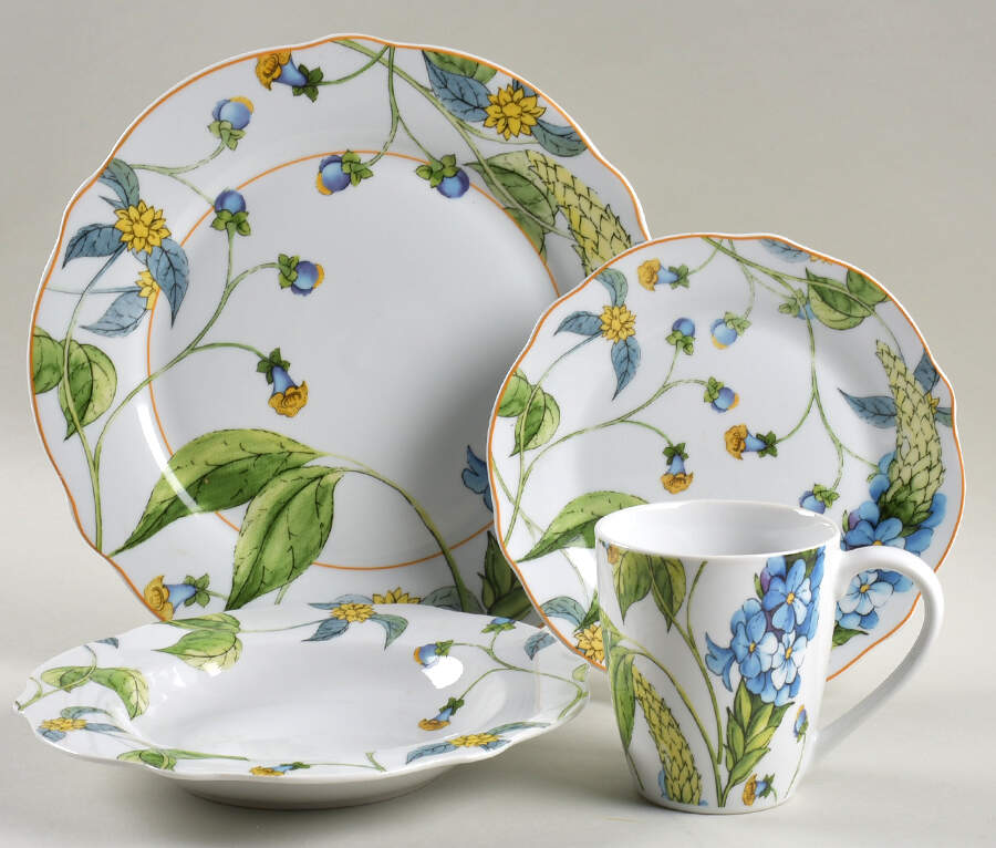 Noelia 4 Piece Place Setting by Cuisinart Dinnerware-1