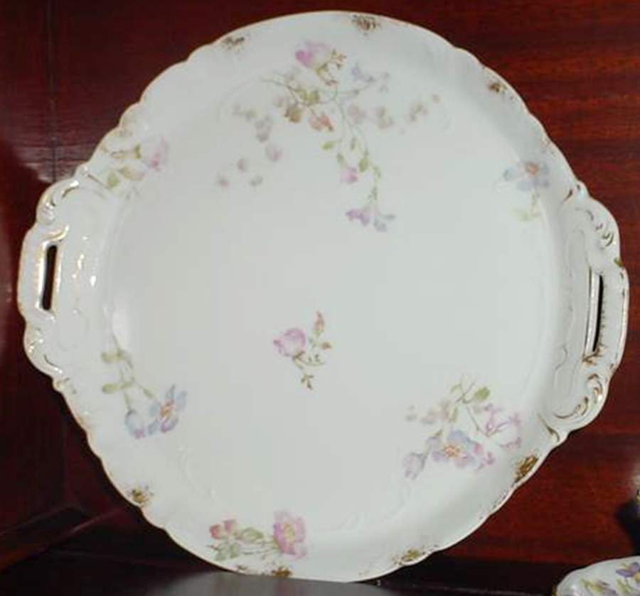 CHF1844 Handled Cake Plate by Charles Field Haviland-1