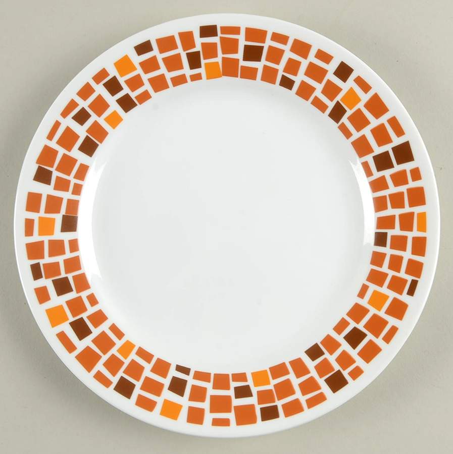 Precious Colours Amber Orange (Corelle) Luncheon/Salad Plate by Corning Corelle-1