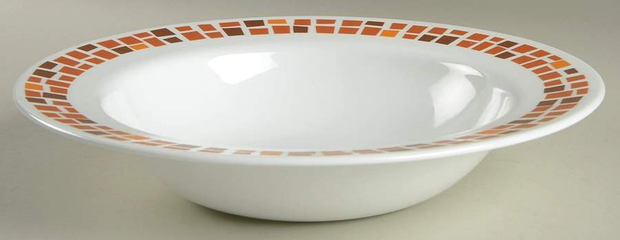 Precious Colours Amber Orange (Corelle) Individual Dinner/Pasta Bowl by Corning Corelle-1