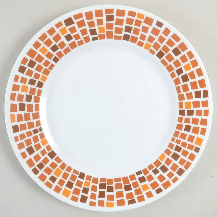 Precious Colours Amber Orange (Corelle) Dinner Plate by Corning Corelle-1