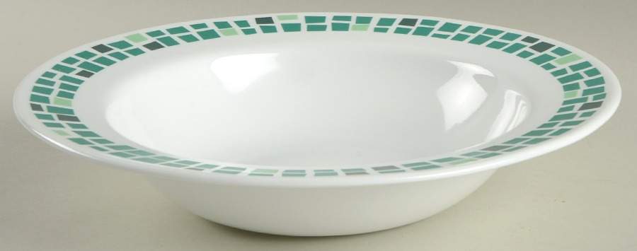 Precious Colours Emerald Green (Corelle) Individual Dinner/Pasta Bowl by Corning Corelle-1