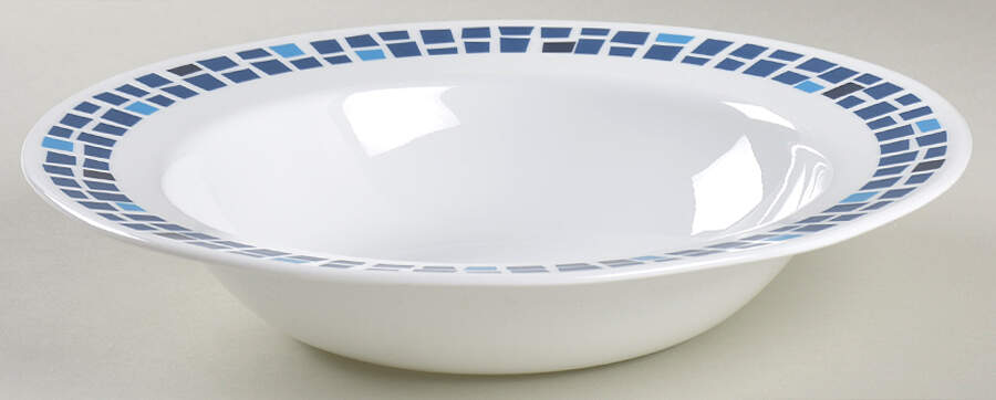 Precious Colours Sapphire Blue (Corelle) Individual Dinner/Pasta Bowl by Corning Corelle-1