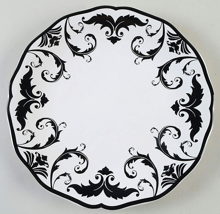 Damask Dinner Plate by Certified International-1