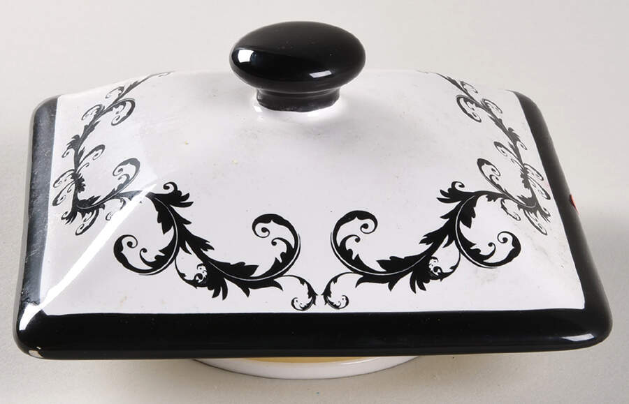Damask Lid for Small Canister by Certified International-1