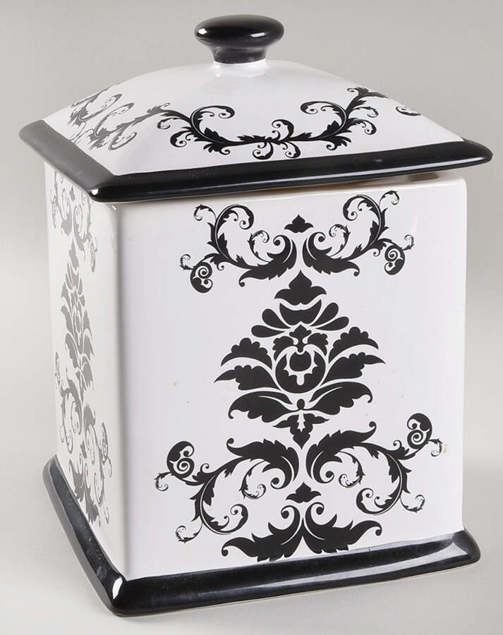 Damask Medium Canister & Lid by Certified International-1