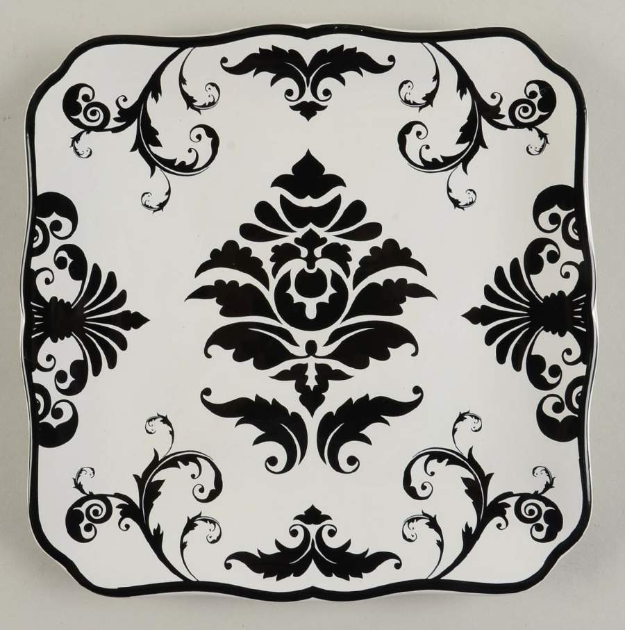 Damask Square Salad Plate by Certified International-1