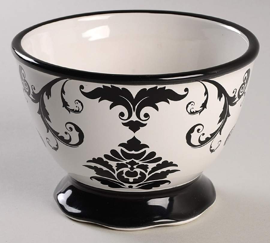 Damask Footed Cereal Bowl by Certified International-1
