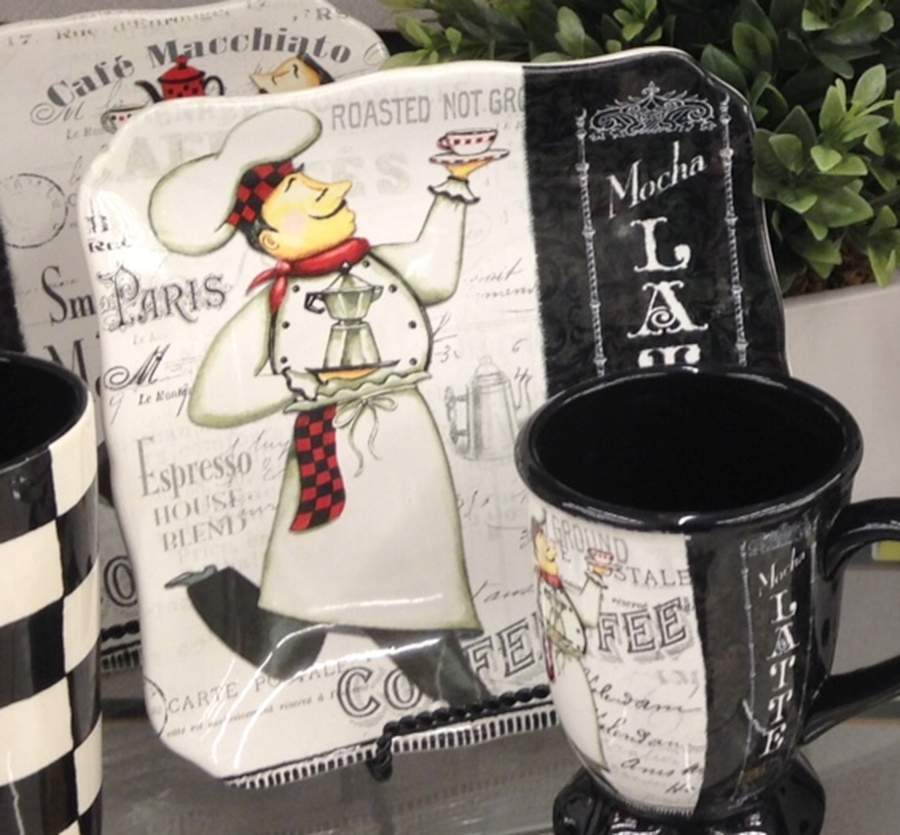 Paris Espresso Square Salad Plate by Certified International-1