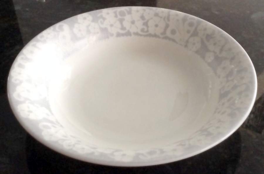 Dentelle Rim Soup Bowl by Cacharel-1