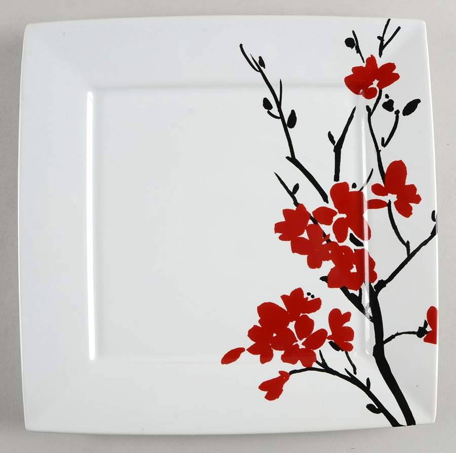 Makayla (Hard Square) Square Dinner Plate by Coventry (PTS)-1