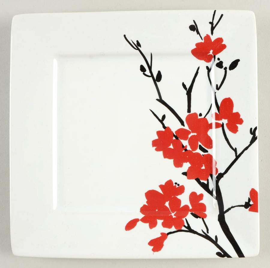 Makayla (Hard Square) Square Salad Plate by Coventry (PTS)-1